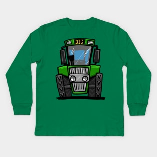 Tractor Kids Long Sleeve T-Shirt